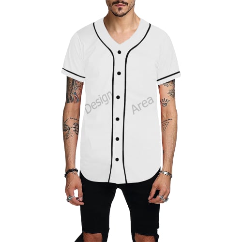 Image of All over print Baseball jersey 