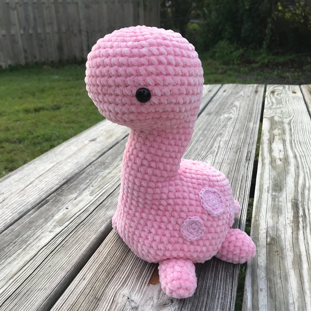 Image of Chubby Pink Dinosaur