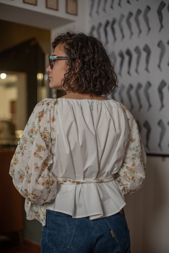 Image of PREORDER Olga bianco Fiori&Rilievi