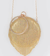 Gold sizzle  handbag 