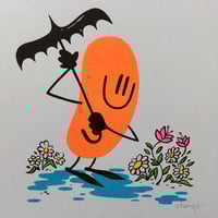 Image 3 of "May The Flowers..." - Risograph print