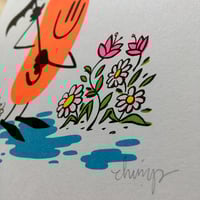 Image 4 of "May The Flowers..." - Risograph print