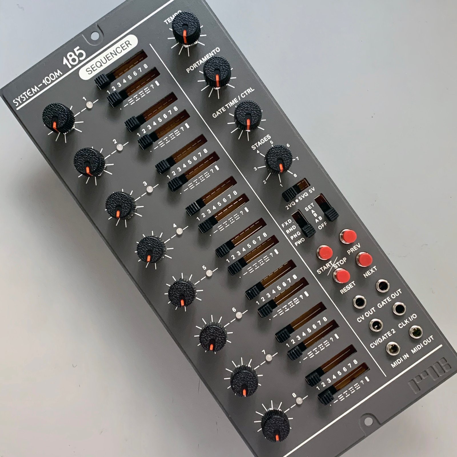 M185 System 100M format Sequencer | RYK Modular