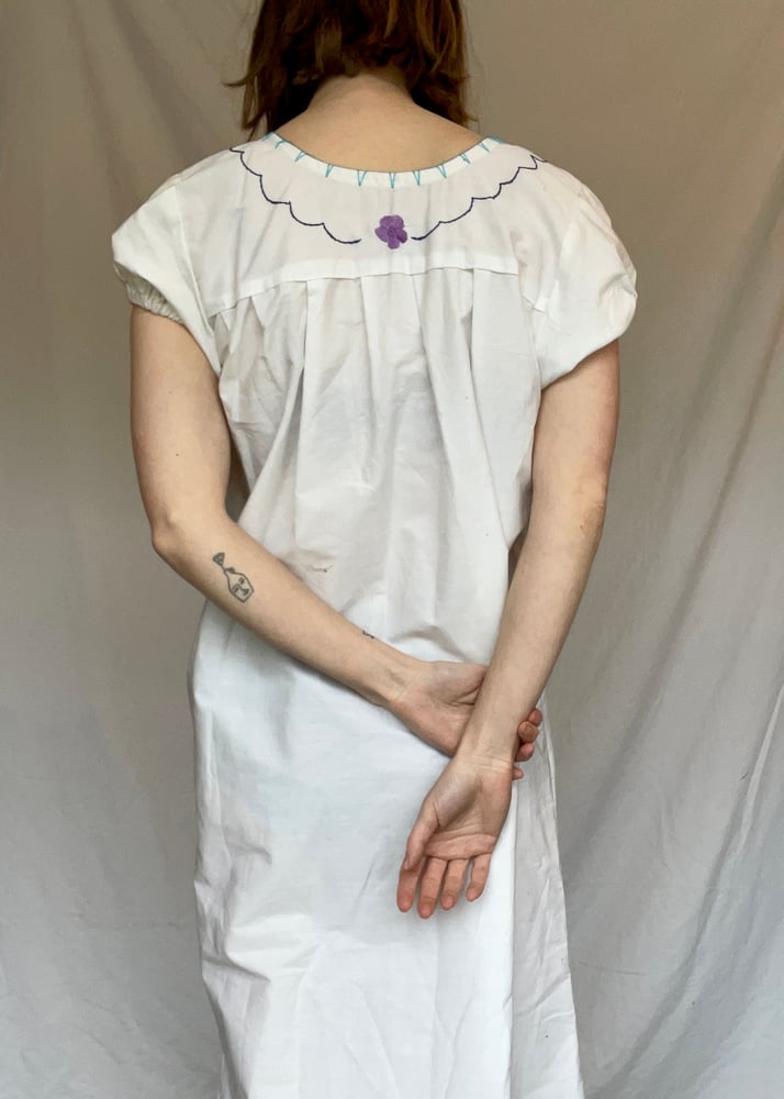 Image of 70’s Embroidered Peasant Dress