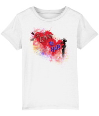 OKF All Love No Hate T-Shirt Colour - Child Unisex