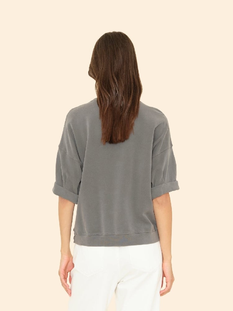 Image of XIRENA TRIXIE SWEATSHIRT ASPHALT