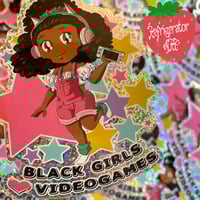 Image 3 of Blerdy Girl Stickers! 