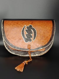 Image 4 of ADINKRA Symbol Leather Purses 
