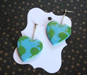Image of Love earth earrings 