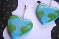 Image 3 of Love earth earrings 