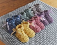 Hand Knitted Baby Booties 
