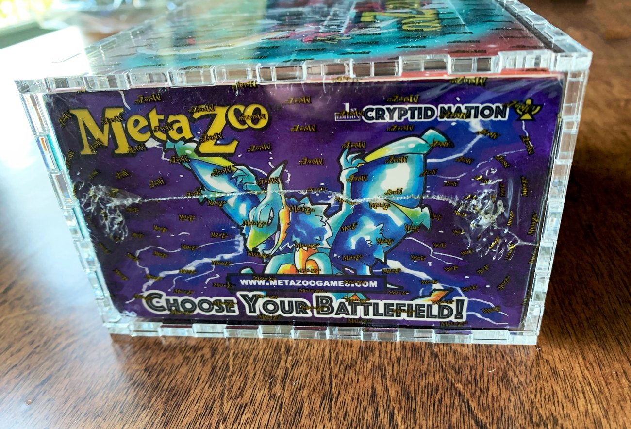 MetaZoo Kickstarter Edition Booster Box Display Case Laser Snake Emporium