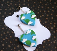 Image 5 of Love earth earrings 