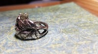 Image 2 of The Rose Sterling Silver Ring 