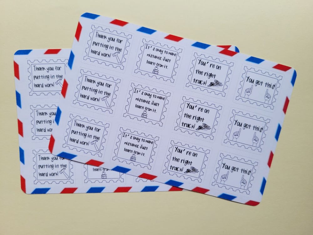 Stamp It Encouragement Stickers