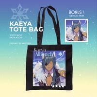 Kaeya Black Tote Bag