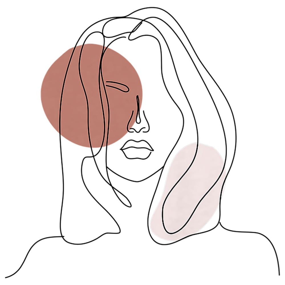 Image of Abstract Minimalist Woman Face