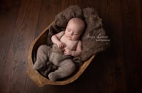 Image 2 of Footed Dungarees Romper