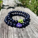 Image 1 of Purple Skullie Bracelet (Custom)