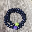 Image 2 of Purple Skullie Bracelet (Custom)