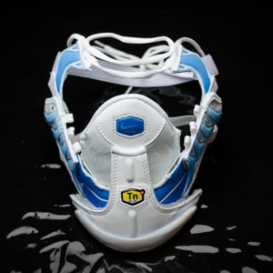 Image of SNEAKER MASK / SKY BLUE - WHITE / HEAD PIECE PREORDER