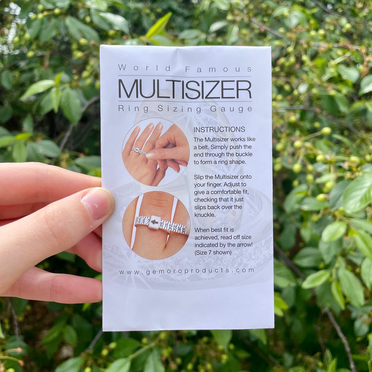 Ring Sizer — Custom Thumb Rings