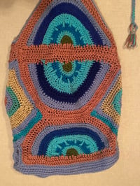 Image 4 of Racerback Crochet SeaFlower Dress