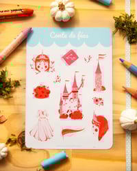Image 1 of feuille de Stickers Conte de fées