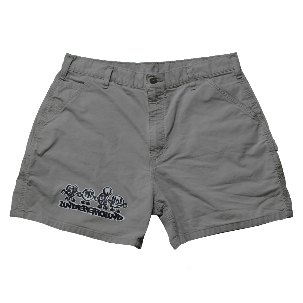 gray khaki shorts