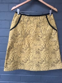 Image 1 of KylieJane pocket skirt-mustard sloth 