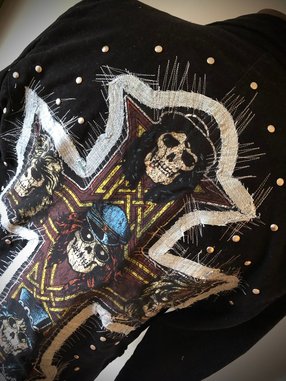 Guns N’ Roses upcycled suit jacket