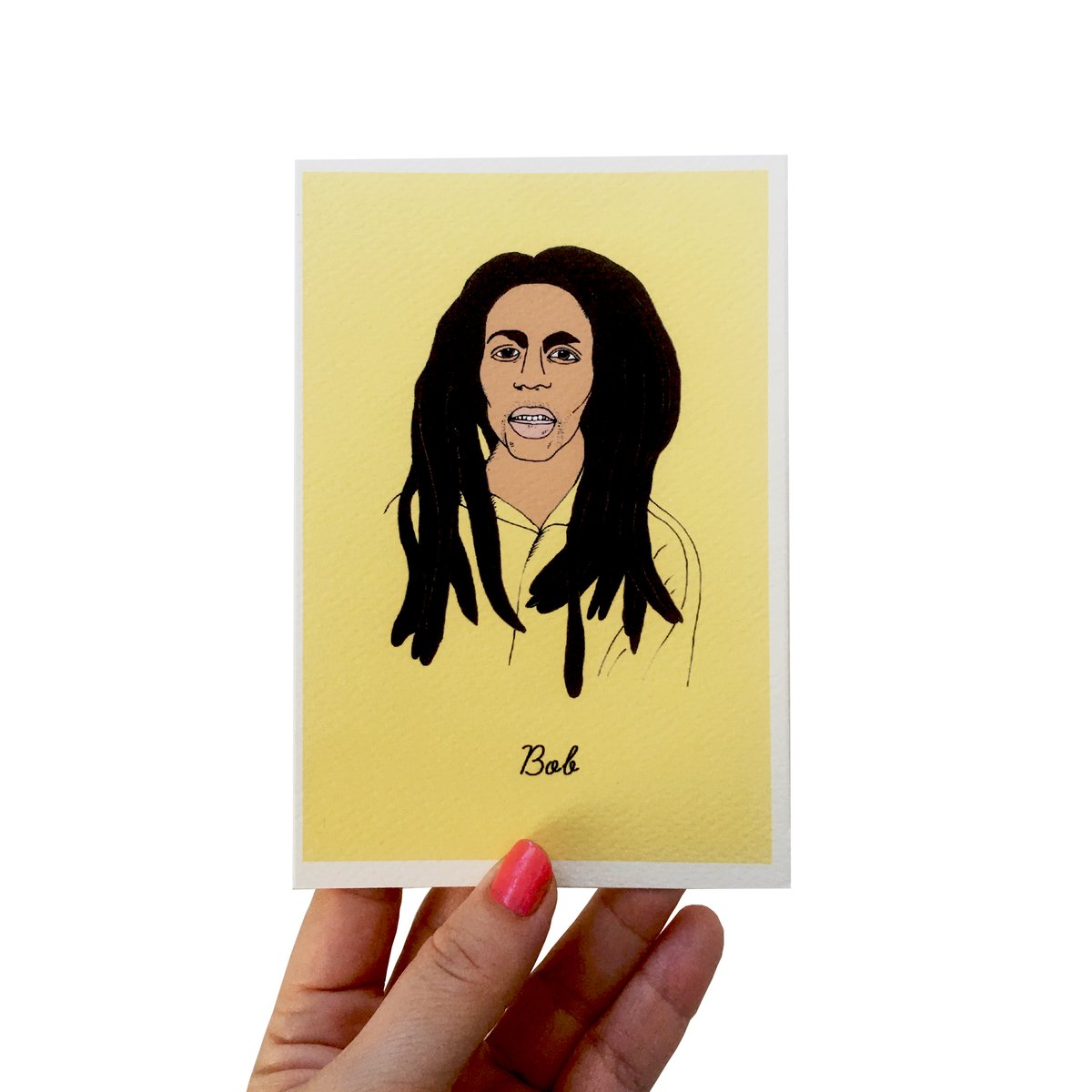Bob Marley Iconic Figures Card