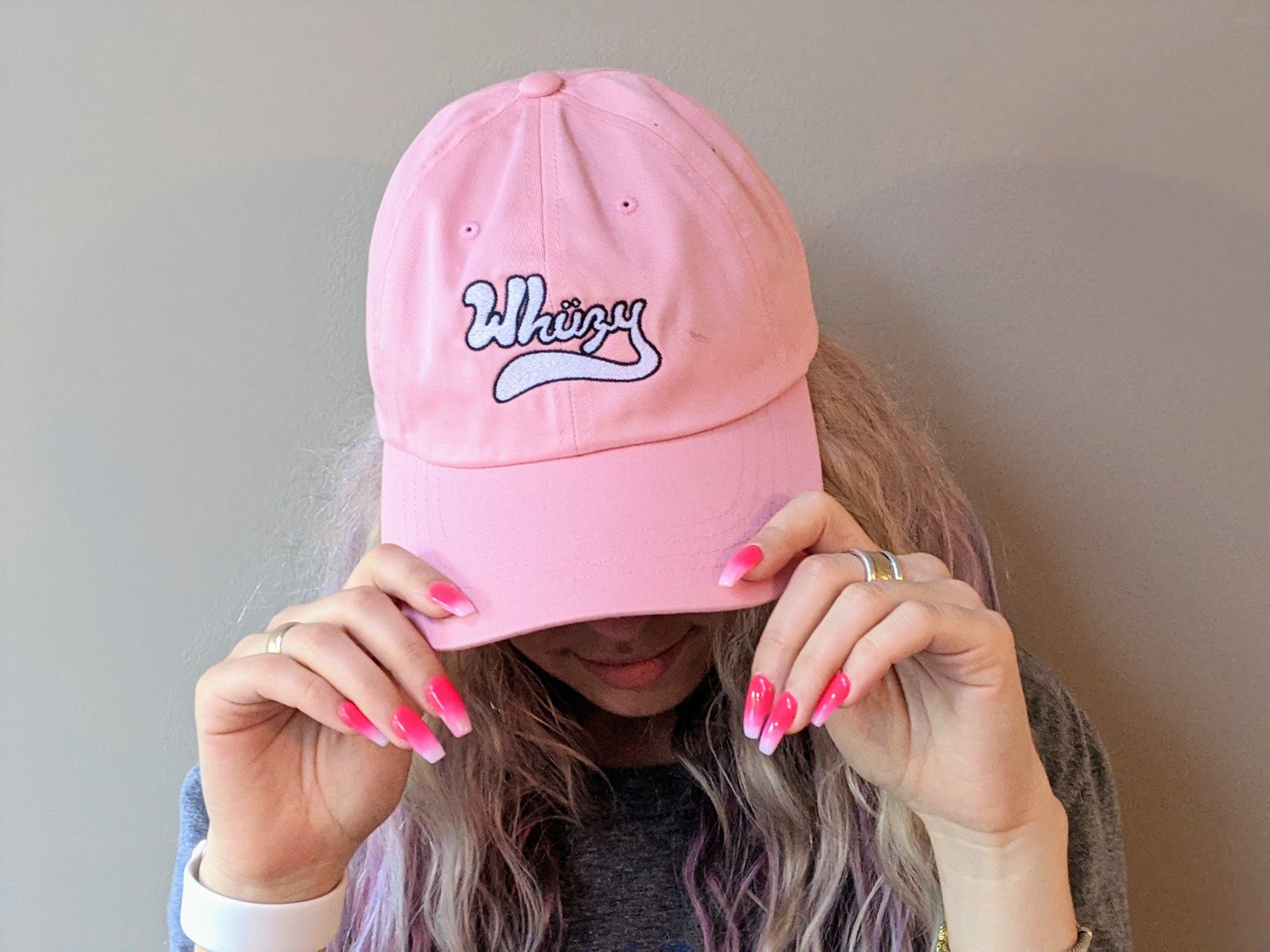 pink dad hats