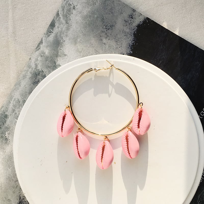 Image of Colorful Shell Earrings