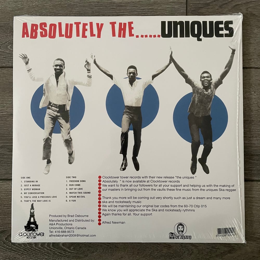 Image of The Uniques - Absolutely The....Uniques Vinyl LP