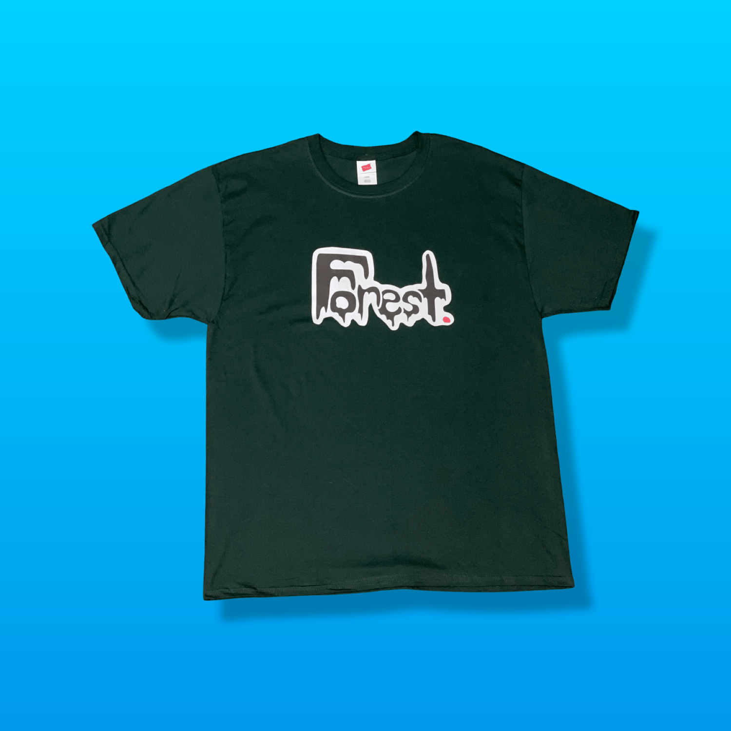 Forest Drip Logo T-Shirt Green