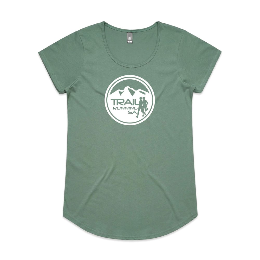 Image of **NEW** Women's Round Logo Mali Tee - Sage