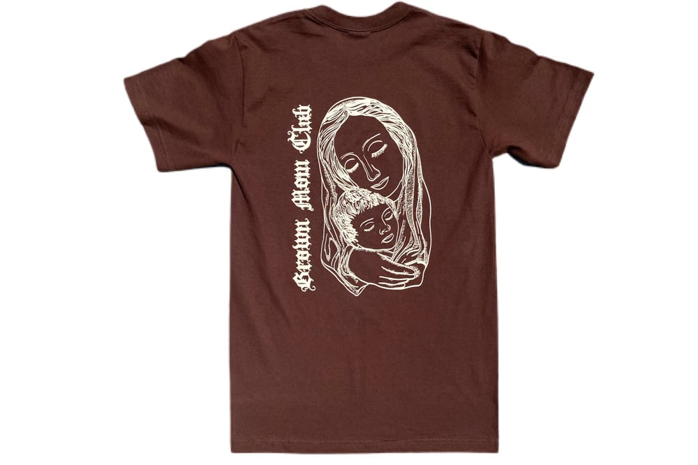 Image of BROWN MOM CLUB TEE - BROWN