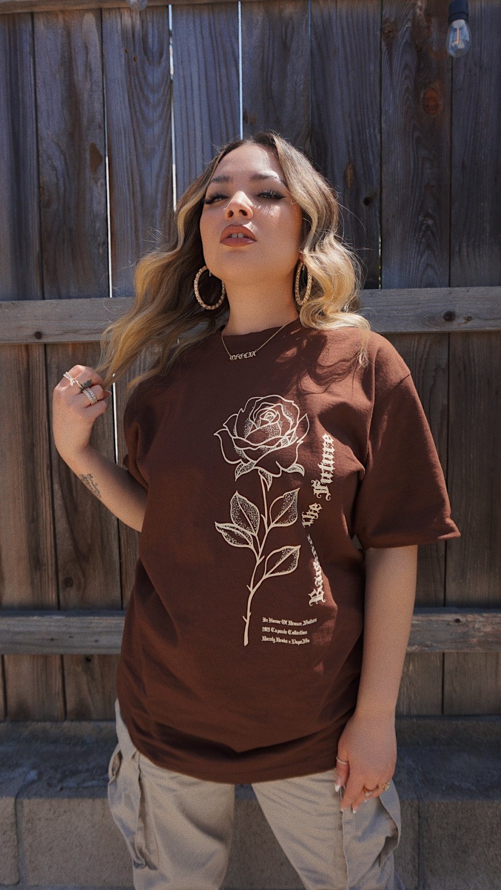 Image of BROWN MOM CLUB TEE - BROWN