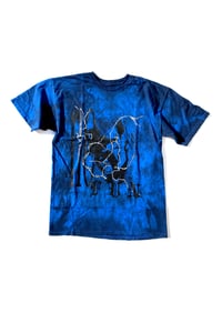 Image 2 of Stormy mood tee.. Hand dyed limited edition