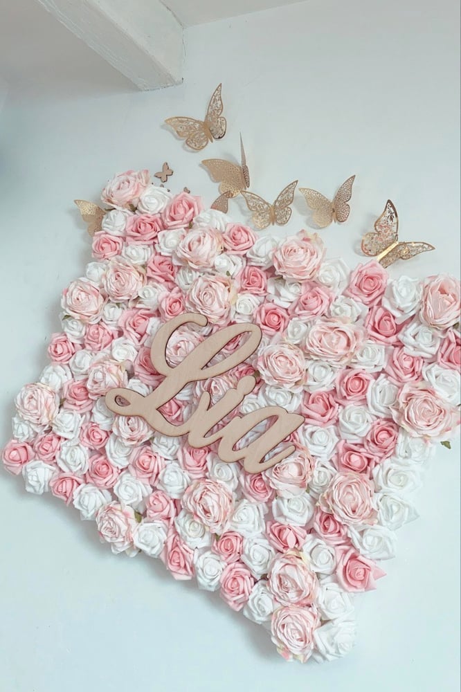 Image of Toile fleurie 50/60cm