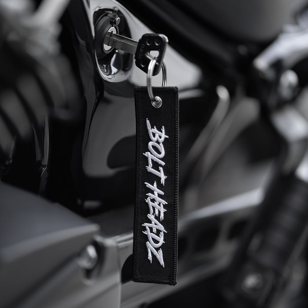 Two Wheels Till Death Key Tag