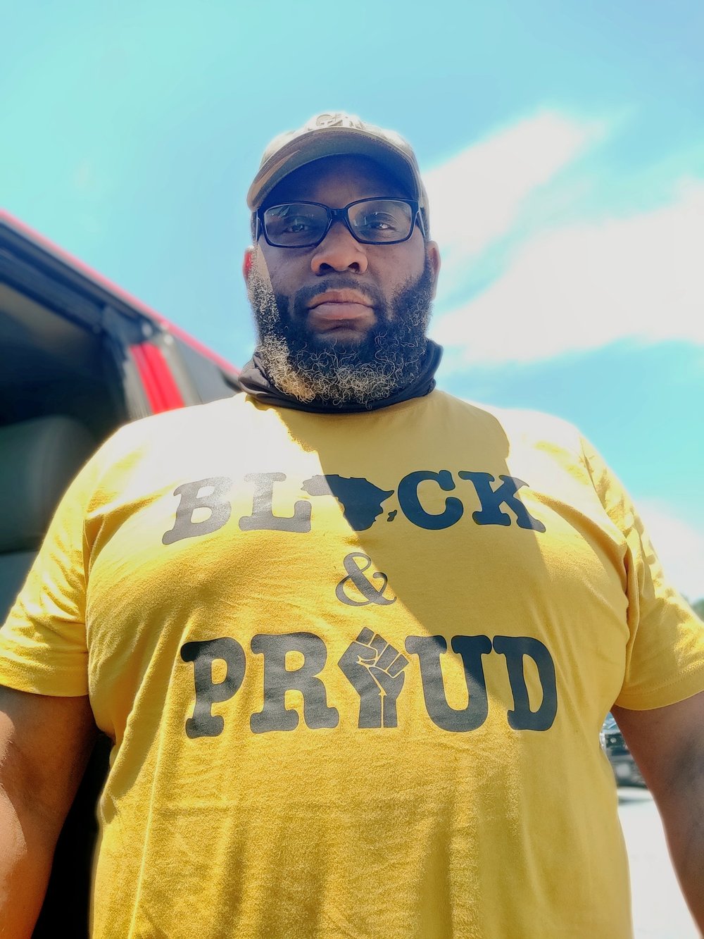 Black And Proud T-Shirt (Mustard)