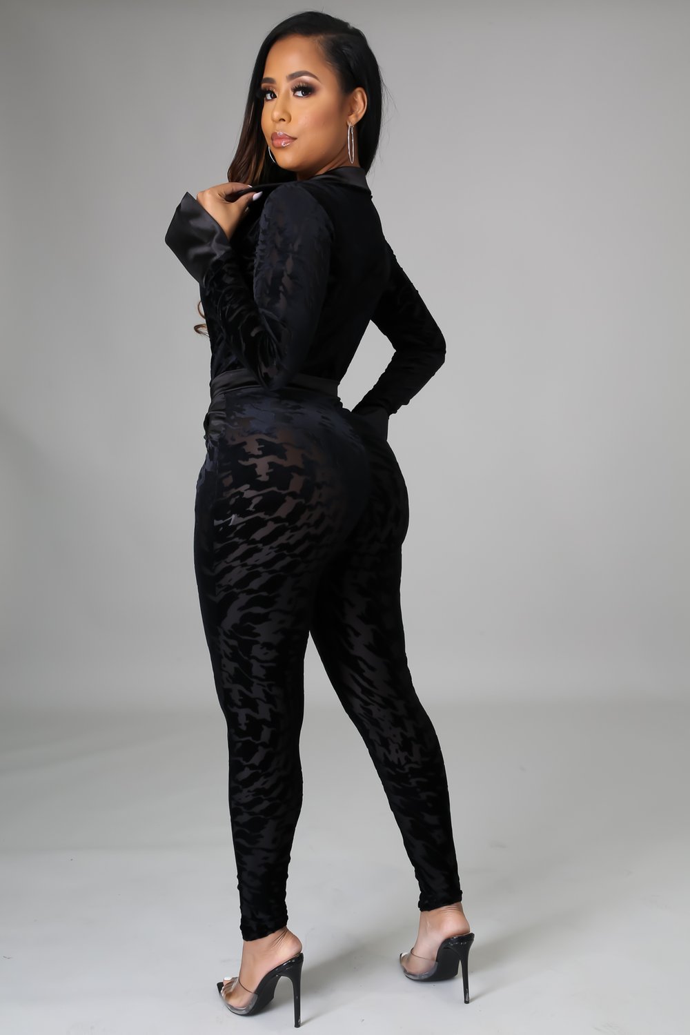 Image of Velvet Vivian Bodysuit Pant Set