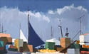 Swedish School c.1950 ‘Dinghies under Sail’ DF