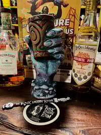 Image 5 of THIRSTY CREATURE "Black & Blue Lagoon" Limited Edition 20oz Logo Tiki Mug from Tiki Diablo