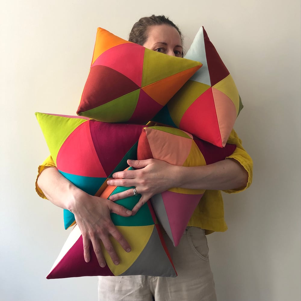 Image of Triangular Triangle Pillow