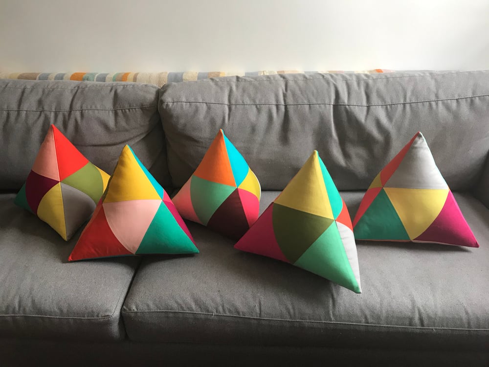 Image of Triangular Triangle Pillow