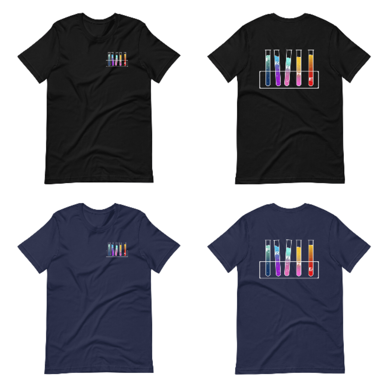 Colorful Test-Tube Tee