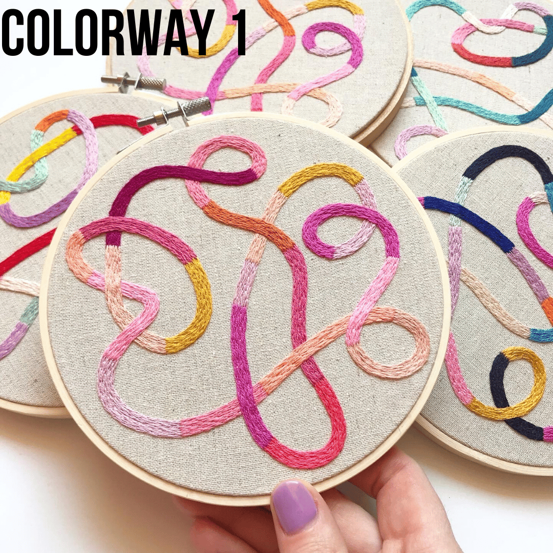 Tangled Threads - HAND EMBROIDERED HOOP ART